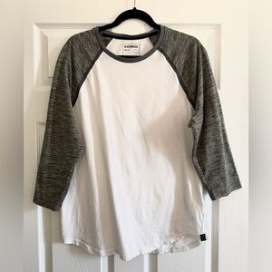 Express White and Gray  Teeshirt